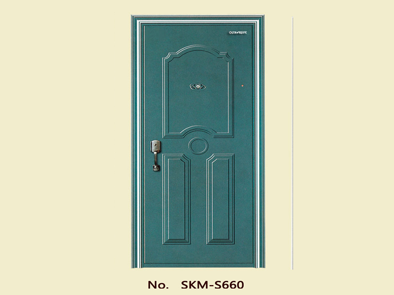 Steel Security Door / Metal Door / Single-Leaf Steel Door / Entrance Door 