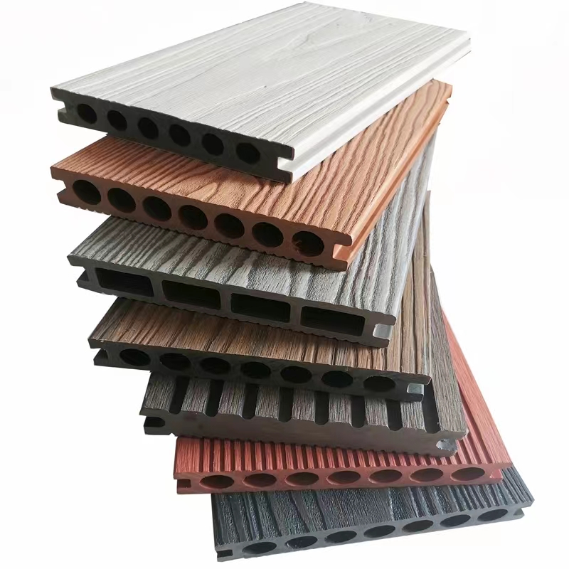 Factory Price Wood Plastic Composite Decking System WPC Flooring Terrace Plank