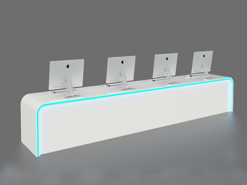 U Layout Steel-Wood Control Desk